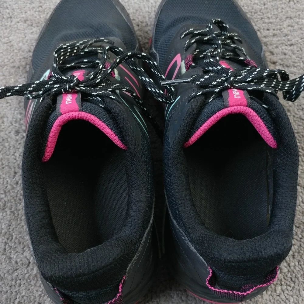 New Balance 410 V7 Womens 10 D Trail Running Hiking Shoes Black Pink WT410BP7